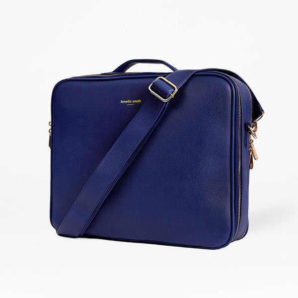 Charles And Marie LUCA - Blaue Laptop Tasche - Bis 16 Zoll | Fenella Smith