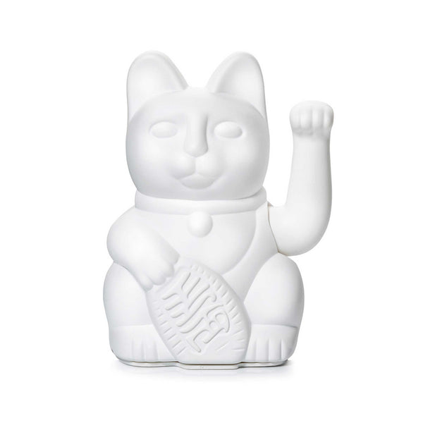Charles And Marie LUCKY CAT | Weisse Japanische WINKEKATZE | TALISMAN & GLÜCKSBRINGER | Donkey Products