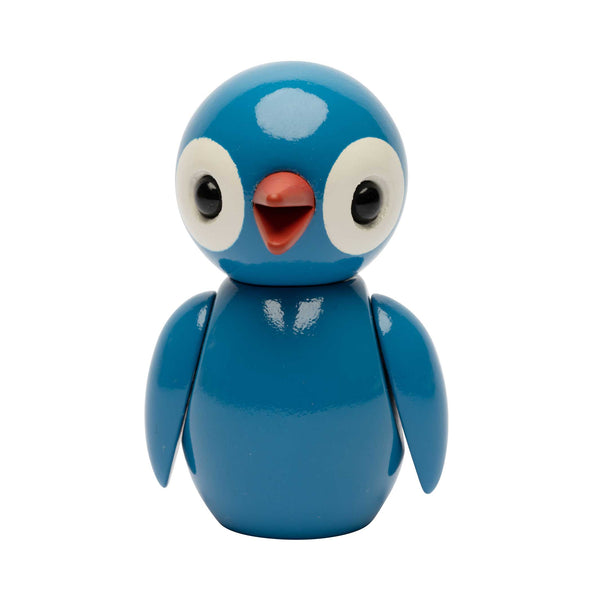 charles and marie LUCKY LIGHT BLUE - Kleiner hellblauer Holz-Deko-Vogel - Spring Birds - Chresten Sommer | Spring Copenhagen