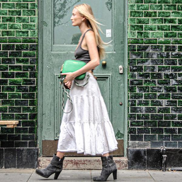 Charles And Marie LULU - Grüne Crossbody Umhänge-Tasche | Fenella Smith