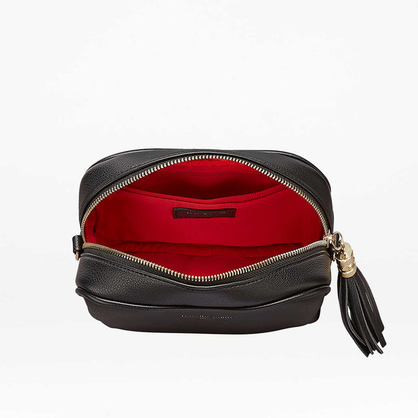 Charles And Marie LULU - Schwarze Crossbody Umhänge-Tasche | Fenella Smith
