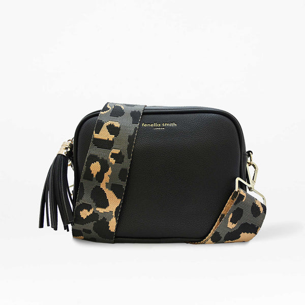 charles and marie LULU - Schwarze Crossbody Umhänge-Tasche | Fenella Smith