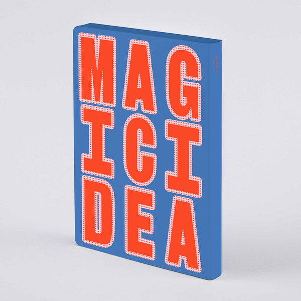 charles and marie MAGIC IDEA | GRAPHIC L Serie | fluoreszierend leuchtendes NOTIZBUCH | Nuuna
