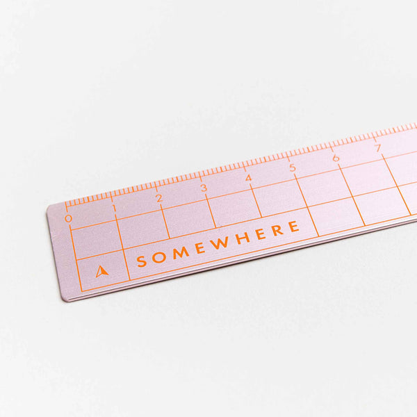 Charles And Marie MAKE ME BLUSH RULER - Lineal Aus Aluminium - 15 Cm | Somewhere