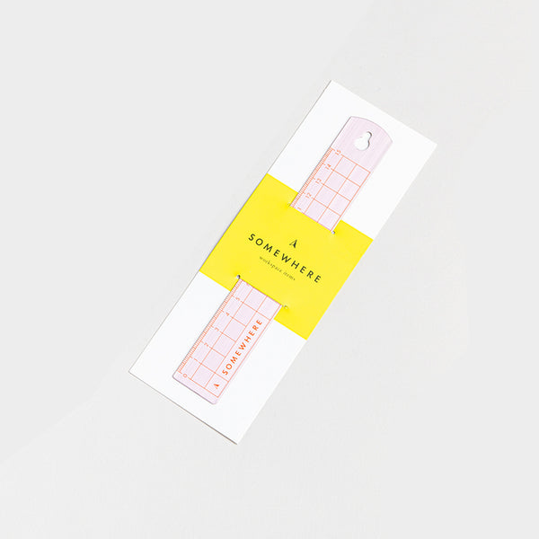 Charles And Marie MAKE ME BLUSH RULER - Lineal Aus Aluminium - 15 Cm | Somewhere