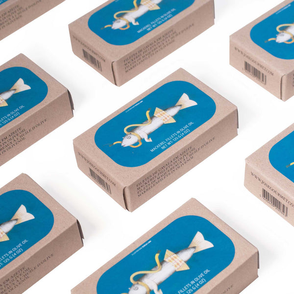 charles and marie MAKRELENFILETS in Olivenöl | Feinkost FISCHKONSERVE | 125gr | José Gourmet