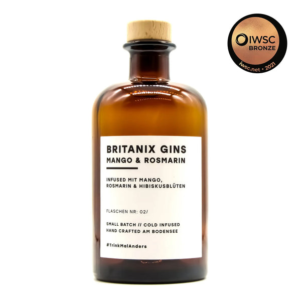 charles and marie Mango & Rosmarin GIN | 500ML | 40%VOL | Britanix Gins