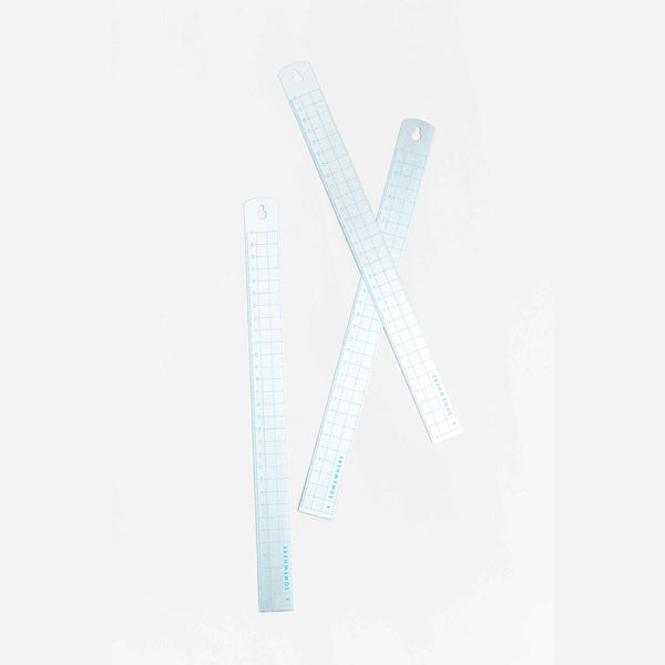 Charles And Marie MASTER MEASURE RULER - Lineal Aus Aluminium - 30 Cm | Somewhere
