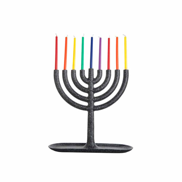 Charles And Marie MENORAH | 9-arm CANDLEHOLDER | Josh Owen | Areaware