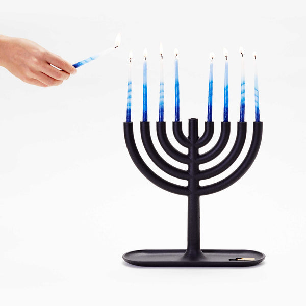 Charles And Marie MENORAH | 9-arm CANDLEHOLDER | Josh Owen | Areaware