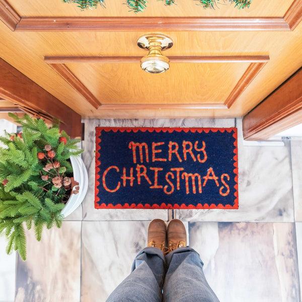 Charles And Marie MERRY CHRISTMAS - Weihnachts-Fussmatte - 70x40 Cm | Fisura