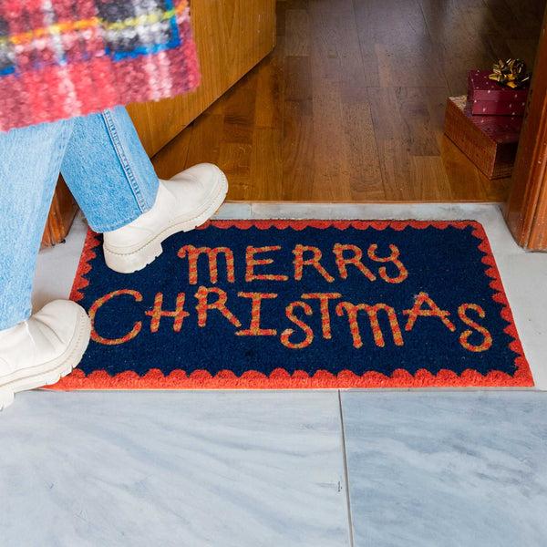 Charles And Marie MERRY CHRISTMAS - Weihnachts-Fussmatte - 70x40 Cm | Fisura