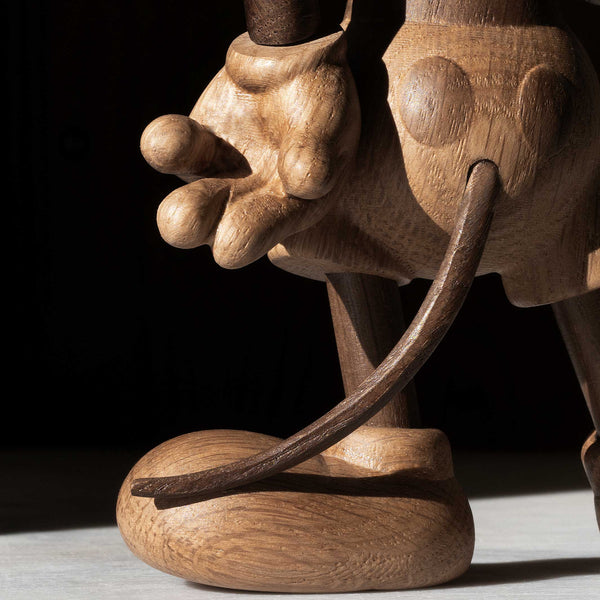 Charles And Marie MICKEY MOUSE Small - BOYHOOD X DISNEY - Kleine Mickey Holzfigur - Eiche 15 5 Cm Hoch | Jakob Burgsø | Boyhood