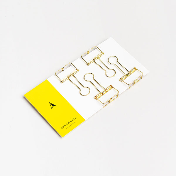 Charles And Marie MIDI FOLD BACK CLIPS - 4er Set Heftklammern 3 2 Cm | Somewhere