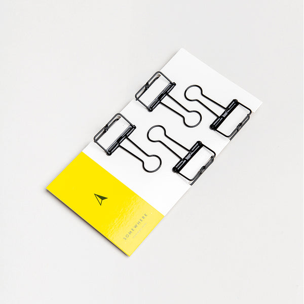 Charles And Marie MIDI FOLD BACK CLIPS - 4er Set Heftklammern 3 2 Cm | Somewhere