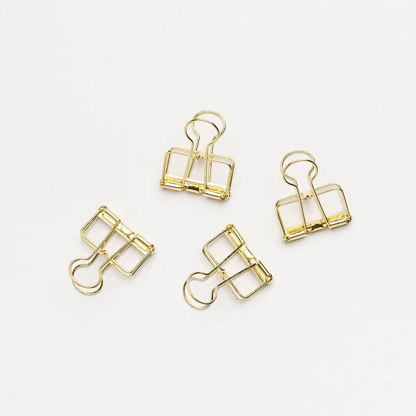 charles and marie MIDI FOLD BACK CLIPS - 4er Set Heftklammern 3 2 cm | Somewhere