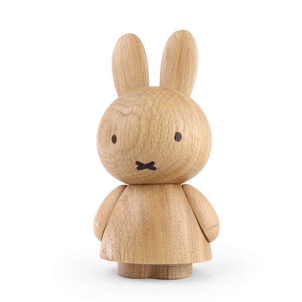 Charles And Marie MIFFY X MIFFY Small - Kleine Holzfigur - Eiche 16 Cm Hoch - Jakob Burgsø | Boyhood