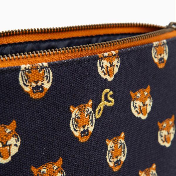 Charles And Marie MILA TIGER FACE - Reise-Kultur-Tasche Mit Tigerköpfen | Farans