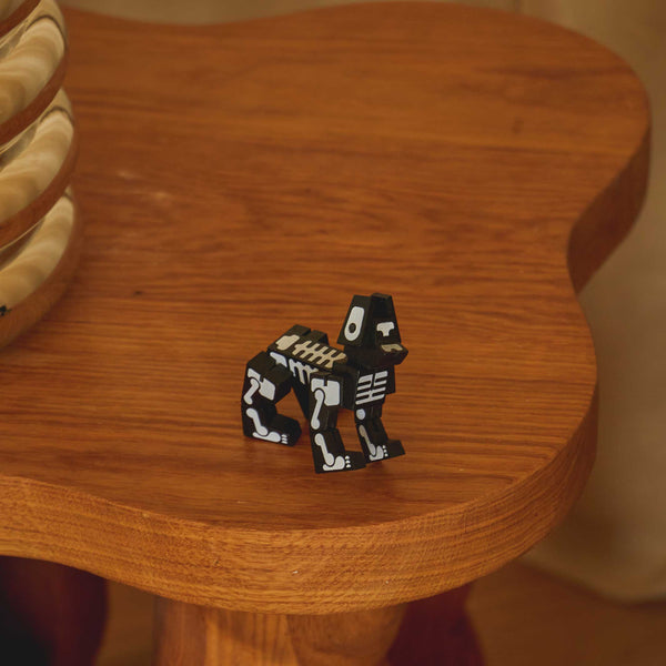 Charles And Marie MILO CUBEBOT Micro SKELETT | 3D PUZZLE ROBOTER | David Weeks | Areaware