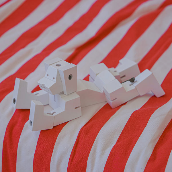 Charles And Marie MILO CUBEBOT Small | 3D PUZZLE ROBOTER | David Weeks | Areaware