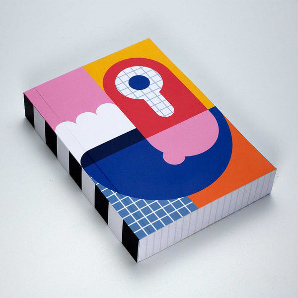 charles and marie MINI BLOCK THREE | Liniertes Mini NOTIZBUCH | A6 & 336 Seiten | nolki