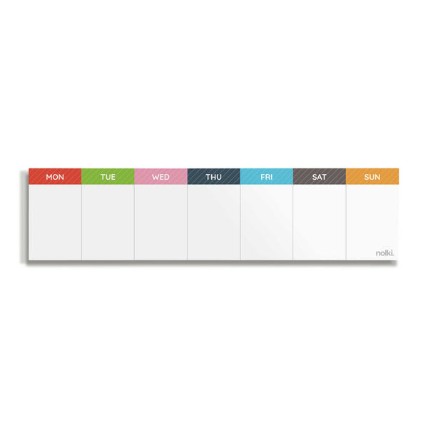 charles and marie Mini WEEK PLANNER Crayon | Kleiner WOCHENPLANER | 50 Seiten | nolki