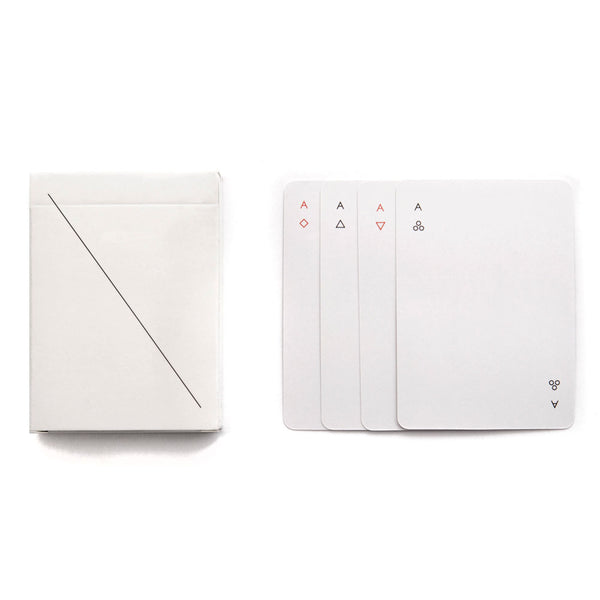 Charles And Marie MINIM | Minimalistische SPIEL-KARTEN | 52er Blatt | Joe Doucet | Areaware