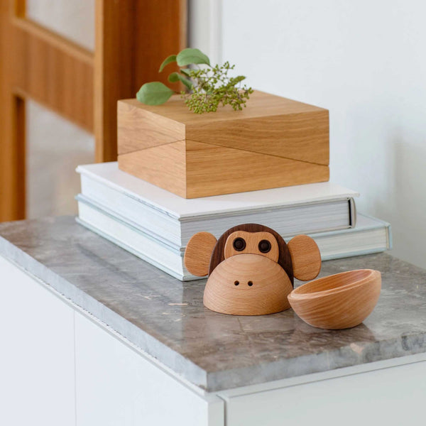 Charles And Marie MONKEY BOWL | Affen DOSE Aus Holz | Mencke&vagnby | Spring Copenhagen