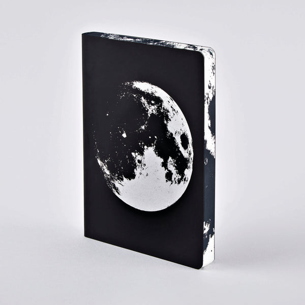 charles and marie MOON | GRAPHIC L Serie | schwarzes NOTIZBUCH | Nuuna