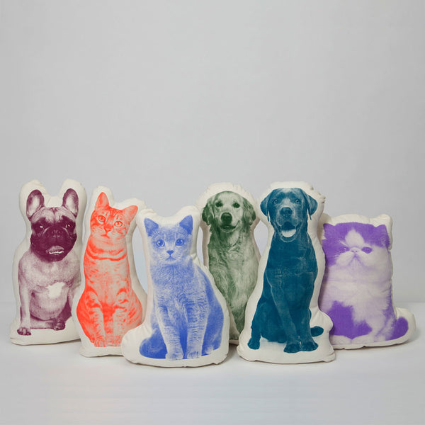 Charles And Marie MOPS Mini | Fauna Tier-KISSEN | Ross Menuez | Areaware