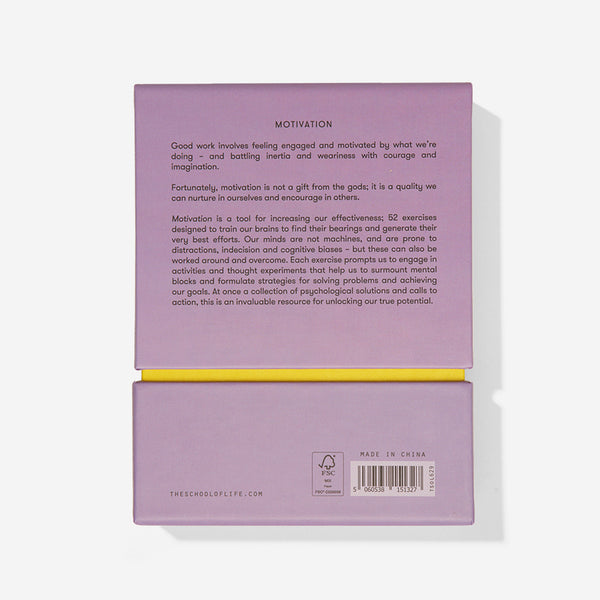 Charles And Marie MOTIVATION CARD SET | Förderung V. MOTIVATION | 52 Englischsprachige Übungen | The School Of Life