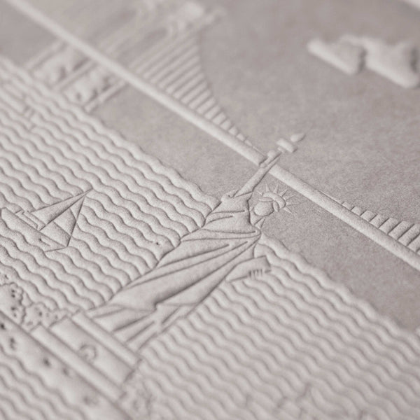 Charles And Marie NEW YORK NOTEBOOK | graues NOTIZBUCH | 18x13 Cm & 128 Seiten | The City Works