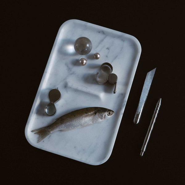 Charles And Marie NOCTURN CATCH MARBLE | ABLAGE | SCHALE Aus Weissem Carrara Marmor | Craighill