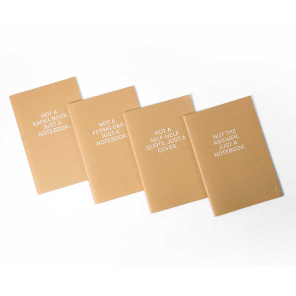 Charles And Marie NOT A SELF-HELP QUOTE | Beiges Kraftpapier NOTIZBUCH | A5 Punktraster | Octàgon Design