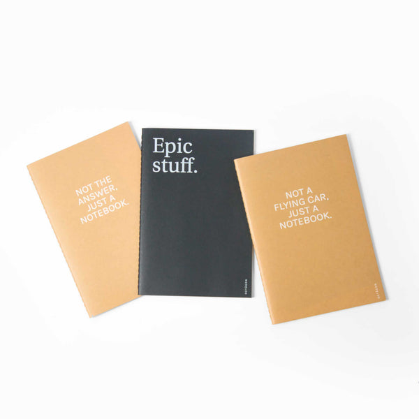 Charles And Marie NOT A SELF-HELP QUOTE | Beiges Kraftpapier NOTIZBUCH | A5 Punktraster | Octàgon Design