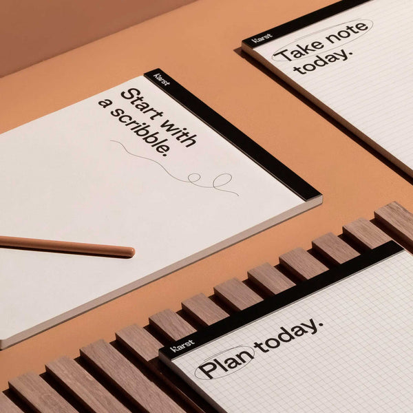 charles and marie NOTEPAD | NOTIZBLOCK | A4 | Karst Stone Paper