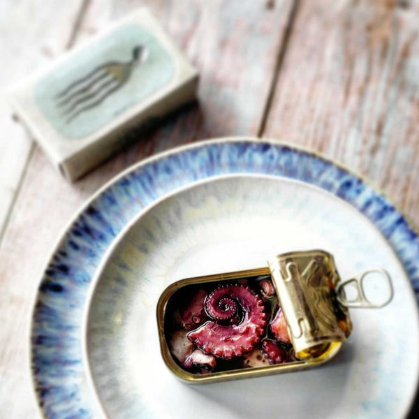 Charles And Marie OKTOPUS In Olivenöl & Knoblauch | Feinkost FISCHKONSERVE | 120gr | José Gourmet