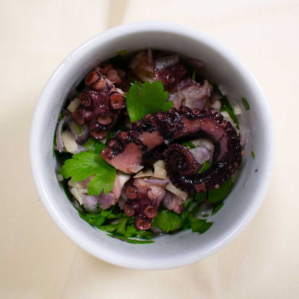 Charles And Marie OKTOPUS In Olivenöl & Knoblauch | Feinkost FISCHKONSERVE | 120gr | José Gourmet