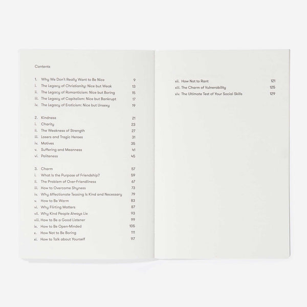 Charles And Marie ON BEING NICE - Taschenbuch - English Edition | The School Of Life