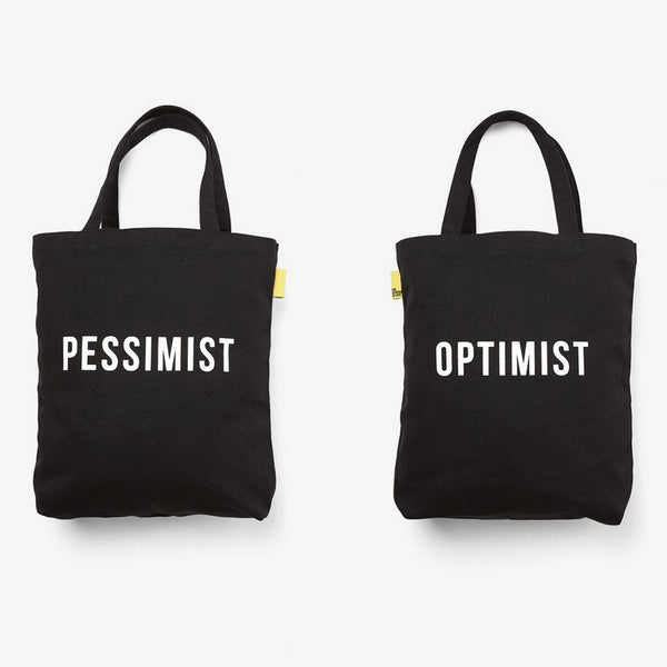 charles and marie OPTIMIST PESSIMIST | TRAGETASCHE | The School of Life