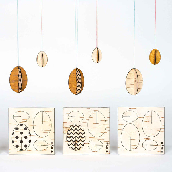 Charles And Marie Osterschmuck - BIRKENRINDE - 4er-Set | Moya