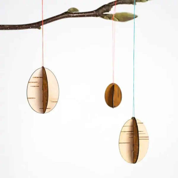 Charles And Marie Osterschmuck - BIRKENRINDE - 4er-Set | Moya