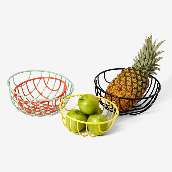Charles And Marie OUTLINE BASKET Set | Draht-OBSTKORB | Henry Julier | Areaware