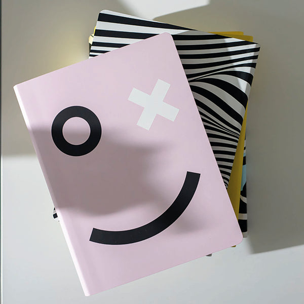 Charles And Marie OX | GRAPHIC L Serie | Rosa NOTIZBUCH | Nuuna