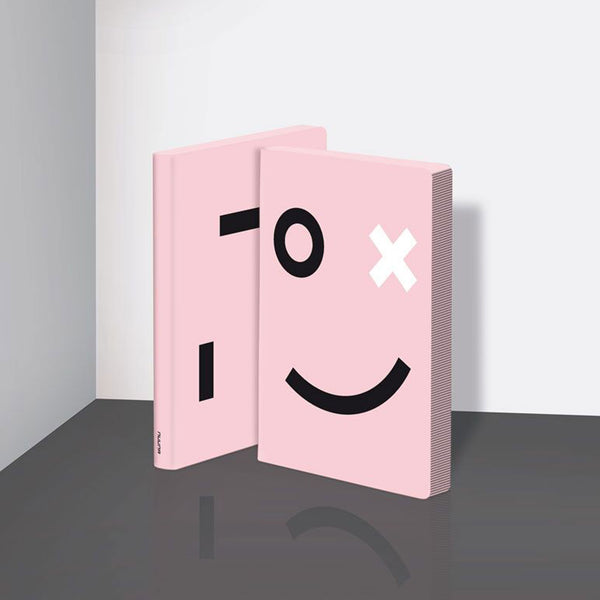 charles and marie OX | GRAPHIC L Serie | rosa NOTIZBUCH | Nuuna