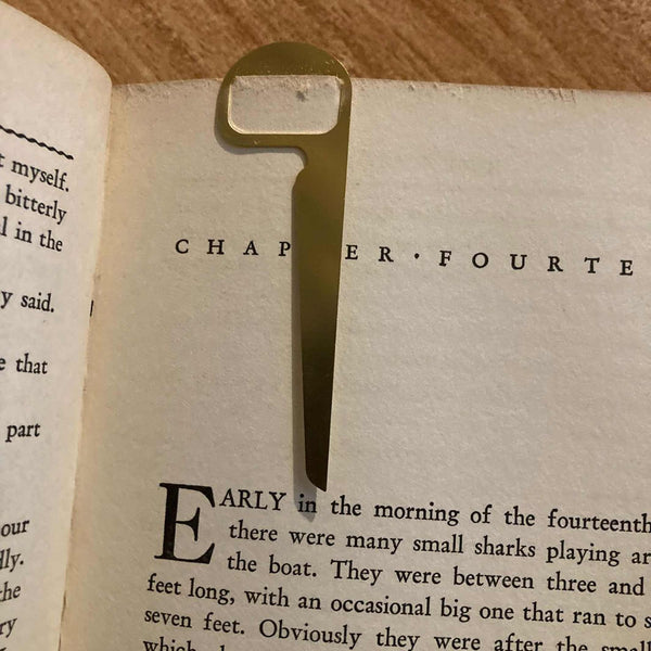 Charles And Marie PAGE INDICATORS | 6er Set LESEZEICHEN | Messing & Edelstahl | Craighill