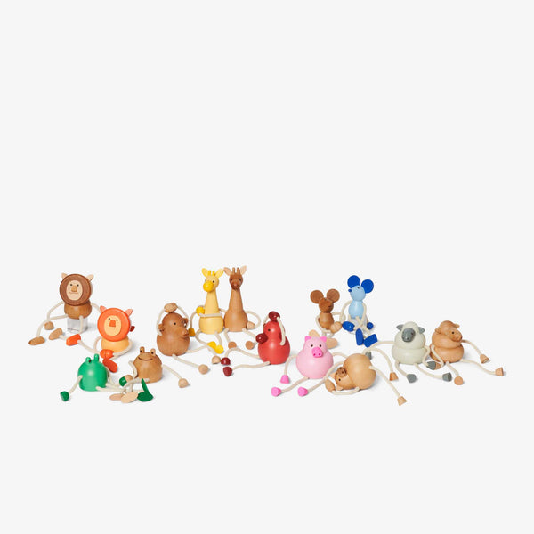 Charles And Marie PALIMALS - Kleine Holztiere - Affe - Natur | Rilla Alexander | Areaware