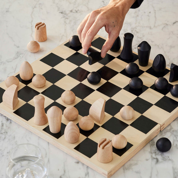 charles and marie PANISA CHESS SET | Holz-SCHACHSPIEL | Panisa Khunprasert | MoMA