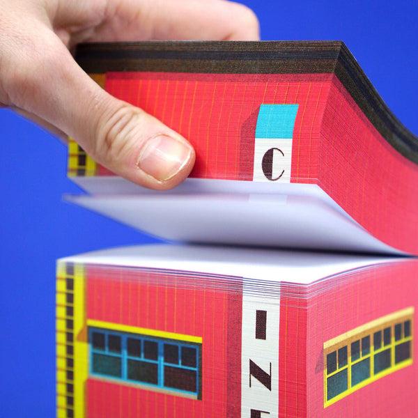 Charles And Marie PAPERSCRAPER® CINEMA - 1.900 Seiten Notizblock | Seltmann+söhne