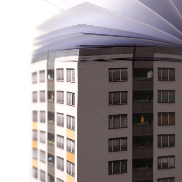 Charles And Marie PAPERSCRAPER® | Plattenbau | 2.500 Seiten NOTIZBLOCK | Seltmann+söhne